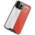 Singapore Flag Distressed iPhone 14 Pro Max Clear Case